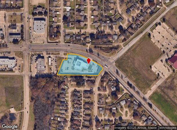 1080 E Cartwright Rd, Mesquite, TX Parcel Map
