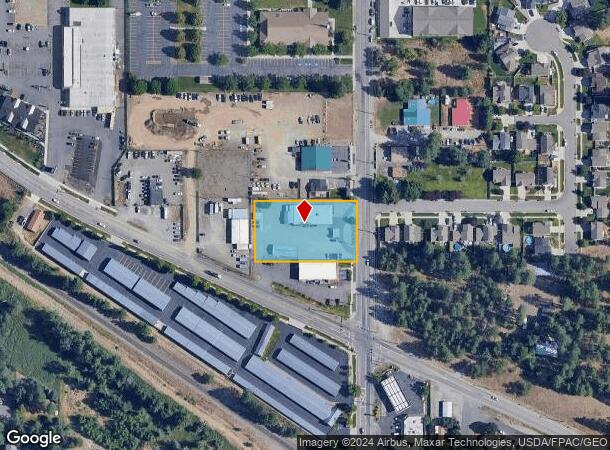  4102 S Bowdish Rd, Spokane, WA Parcel Map