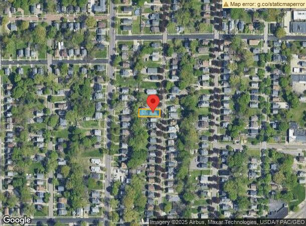  860 Chalker St, Akron, OH Parcel Map