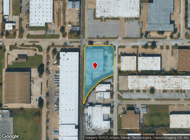 1805 109Th St, Grand Prairie, TX Parcel Map