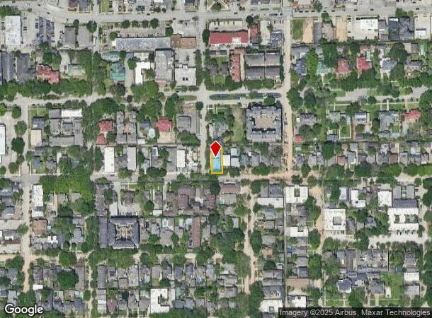  616 Hawthorne St, Houston, TX Parcel Map
