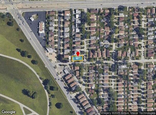 8706 N Elmore St, Niles, IL Parcel Map