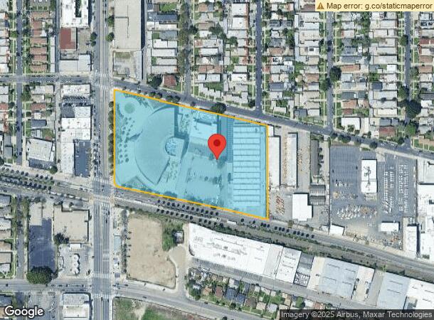  3602 Crenshaw Blvd, Los Angeles, CA Parcel Map