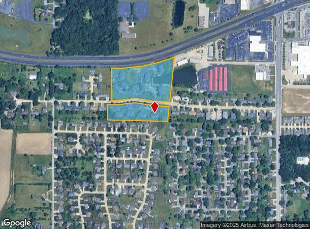 5309 W Keller Rd, Muncie, IN Parcel Map