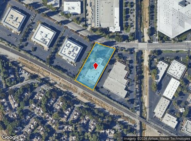  2424 Walsh Ave, Santa Clara, CA Parcel Map