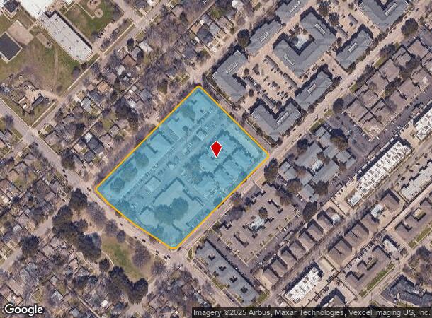  5414 Cedar Springs Rd, Dallas, TX Parcel Map