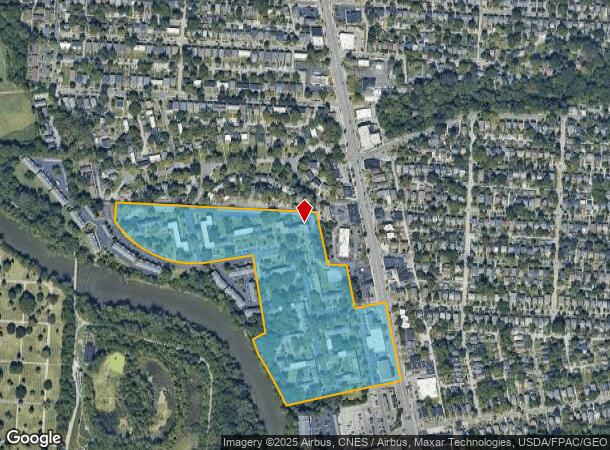 2863 N High St, Columbus, OH Parcel Map