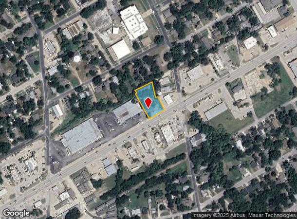  806 W 7Th Ave, Corsicana, TX Parcel Map