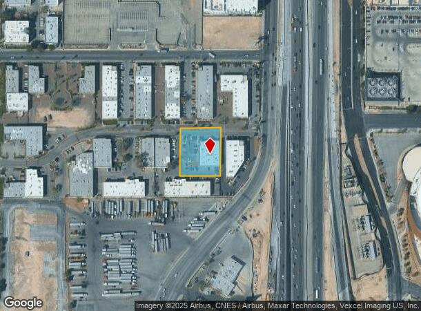 3055 Palms Center Dr, Las Vegas, NV Parcel Map