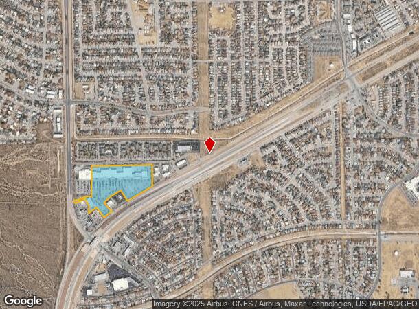  10771 Gateway Blvd S, El Paso, TX Parcel Map