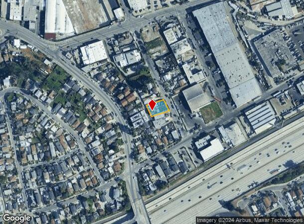  1521 N Bonnie Beach Pl, Los Angeles, CA Parcel Map