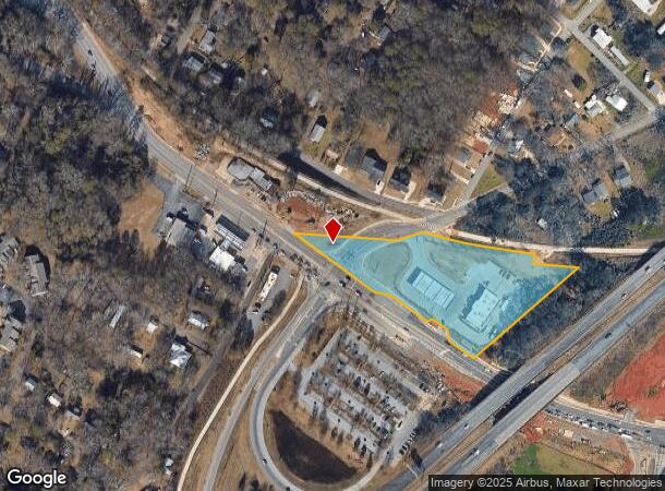 1321 Oconee St, Athens, GA Parcel Map