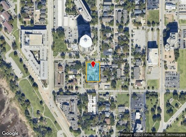  228 W 17Th Pl, Tulsa, OK Parcel Map