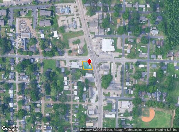 2525 Moss St, Lafayette, LA Parcel Map