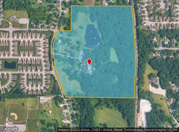 12915 Parrish Ave, Cedar Lake, IN Parcel Map