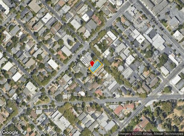  114 Birch St, Redwood City, CA Parcel Map