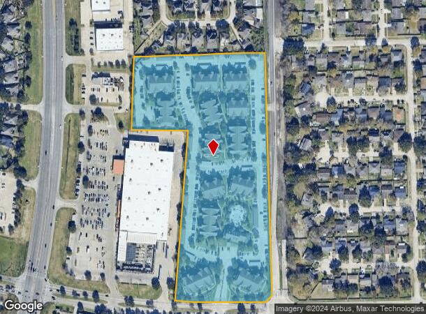  14402 W Bellfort St, Sugar Land, TX Parcel Map