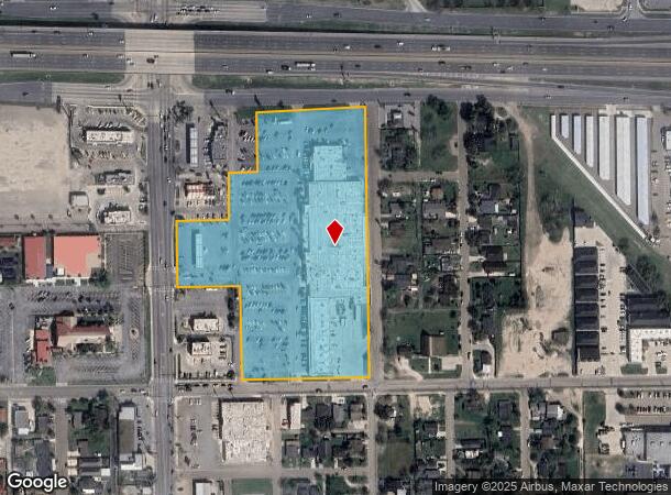  1008 N Texas Blvd, Weslaco, TX Parcel Map