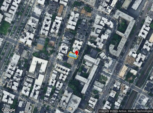  2307 Tiebout Ave, Bronx, NY Parcel Map