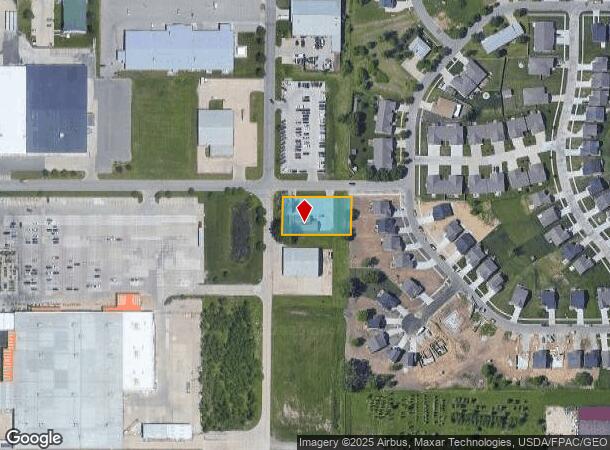 1210 Southtown Dr, Waterloo, IA Parcel Map