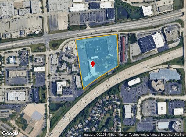  1213 Butterfield Rd, Downers Grove, IL Parcel Map
