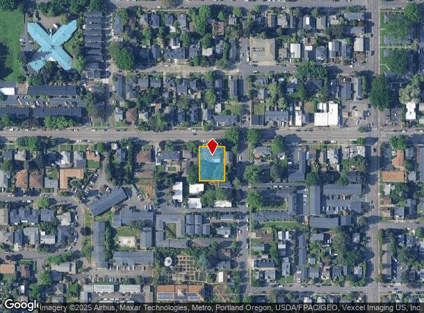  3674 Se Gladstone St, Portland, OR Parcel Map