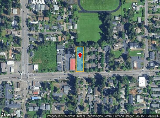  12429 Se Foster Rd, Portland, OR Parcel Map
