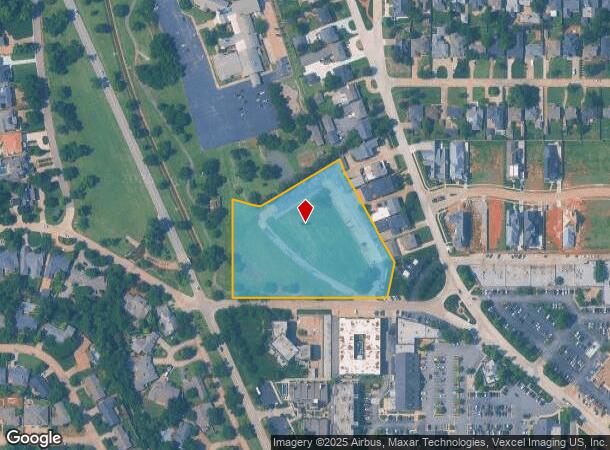 1203 Sherwood Ln, Nichols Hills, OK Parcel Map