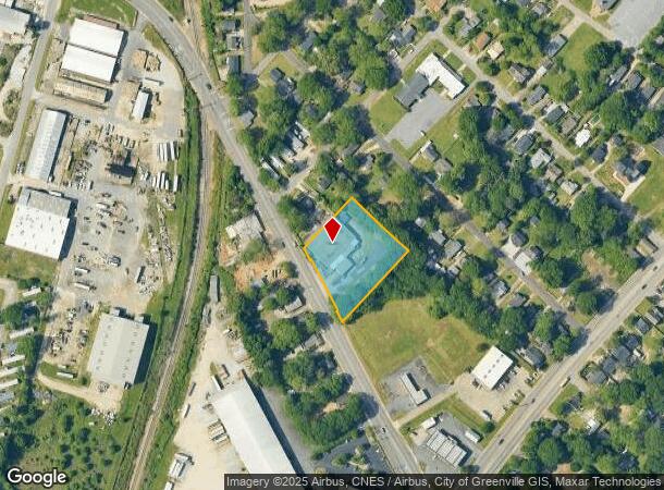  609 S Washington Ave, Greenville, SC Parcel Map