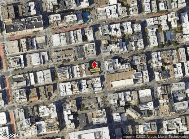  645 Larkin St, San Francisco, CA Parcel Map