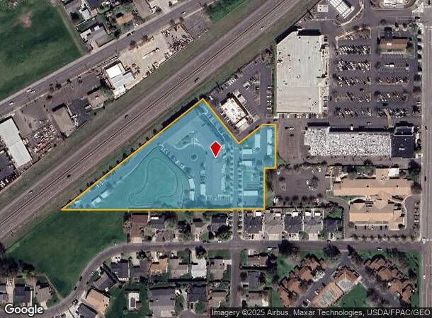  1706 Fairway Dr, Walla Walla, WA Parcel Map