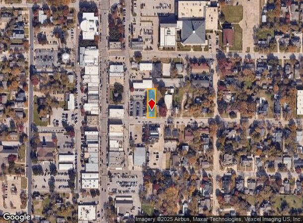 121 E Worth St, Grapevine, TX Parcel Map