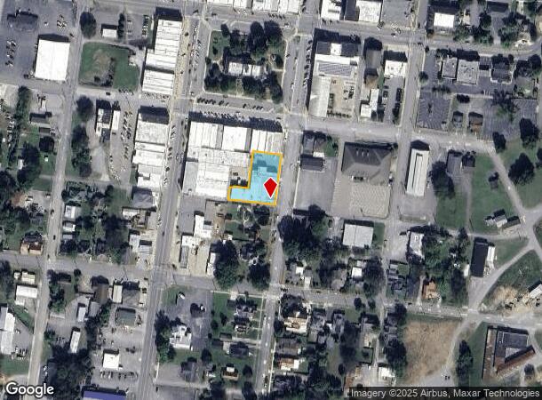  207 Elk Ave S, Fayetteville, TN Parcel Map