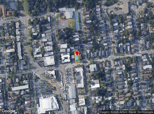 2117 Rose St, Berkeley, CA Parcel Map