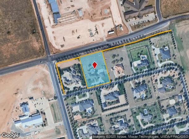  3208 Palo Verde Gln, Midland, TX Parcel Map