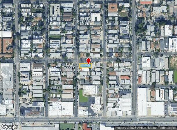  1156 Gordon St, Los Angeles, CA Parcel Map