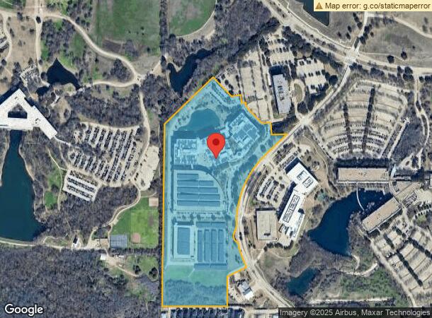  7105 Corporate Dr, Plano, TX Parcel Map