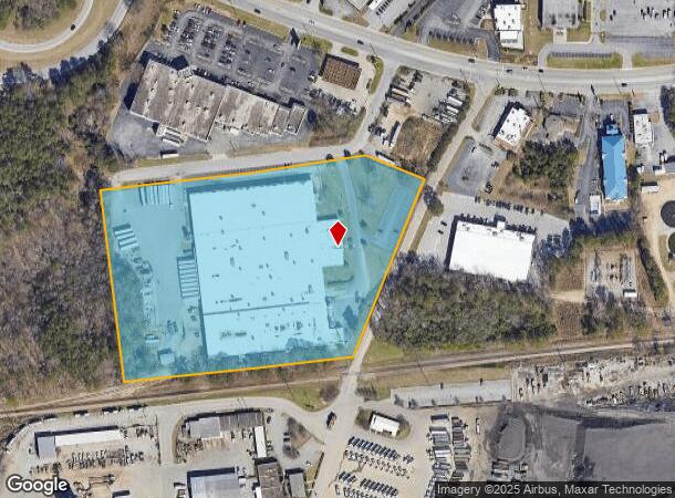 128 Crews Dr, Columbia, SC Parcel Map