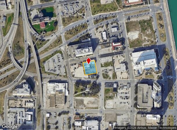  921 N Chaparral St, Corpus Christi, TX Parcel Map