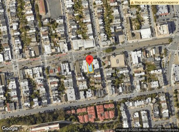  2929 Geary Blvd, San Francisco, CA Parcel Map