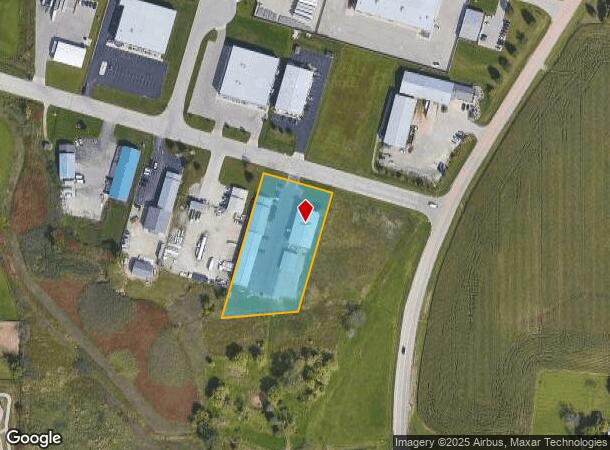 1239 Flightway Dr, De Pere, WI Parcel Map