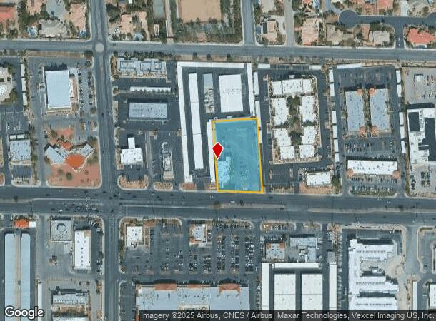  8100 W Sahara Ave, Las Vegas, NV Parcel Map
