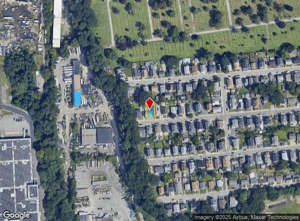  129 Cleveland St, Central Falls, RI Parcel Map