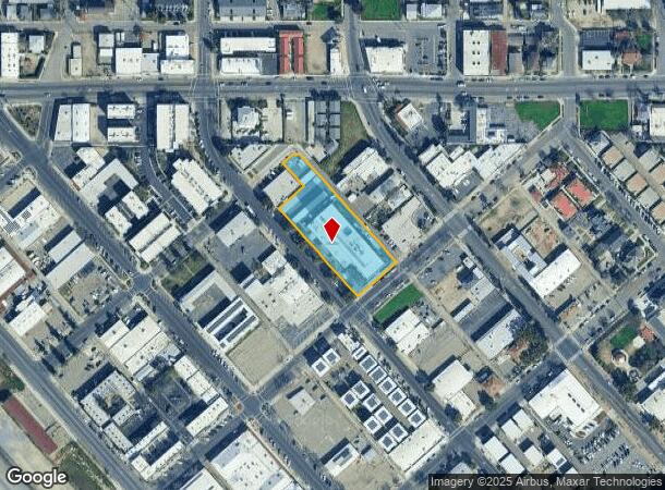 1824 Fulton St, Fresno, CA Parcel Map