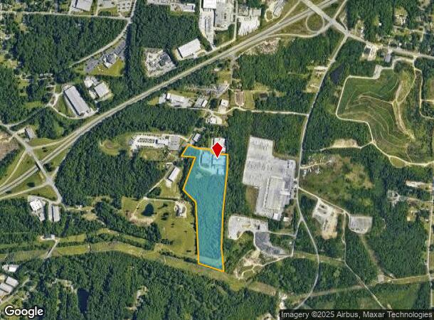  1247 Elon Pl, High Point, NC Parcel Map