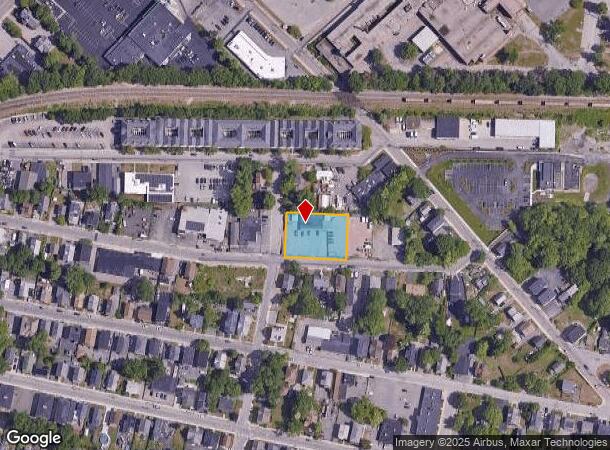  68 Falmouth St, Attleboro, MA Parcel Map
