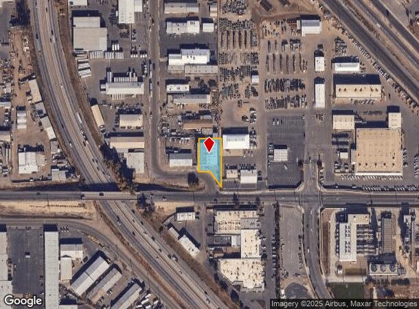  1057 Woodland Ave, Modesto, CA Parcel Map