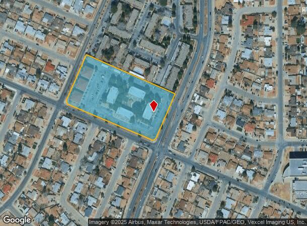 2655 N Yarbrough Dr, El Paso, TX Parcel Map
