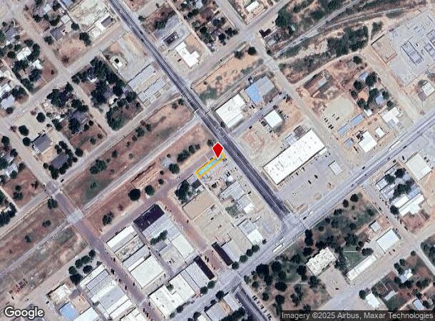 125 N Broadway St, Ballinger, TX Parcel Map