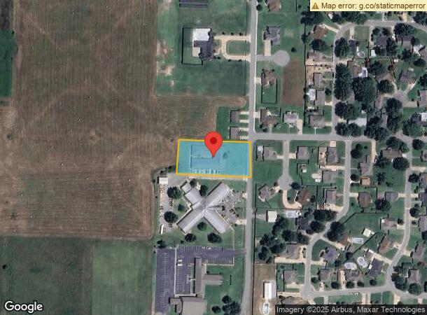  1497 Lincoln St, Lonoke, AR Parcel Map